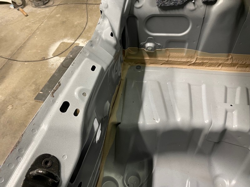 Réparation de choc arrière important