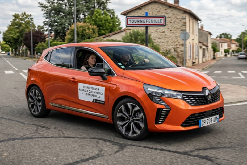 Essai nouvelle Renault Clio hybride Tournefeuille