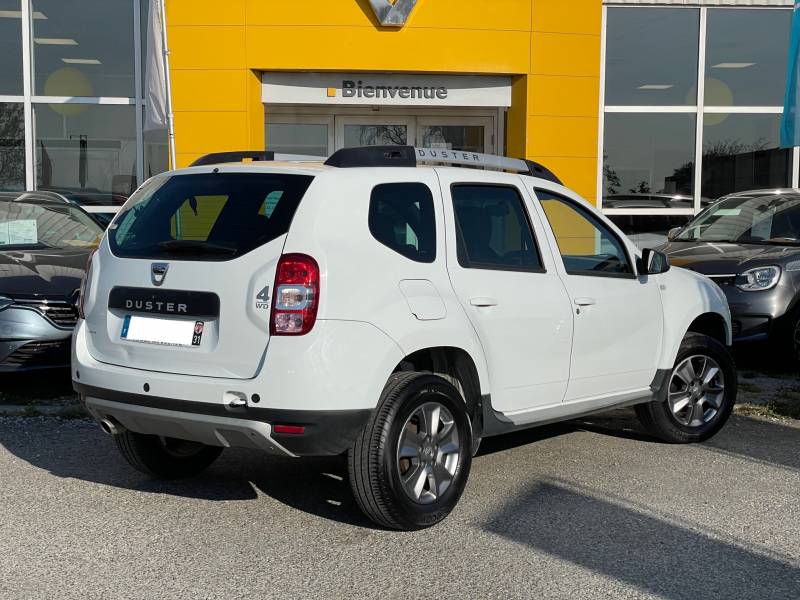 Achat d’un DACIA Duster Prestige blanc dCi 110 4x4 tout terrain à Toulouse Muret